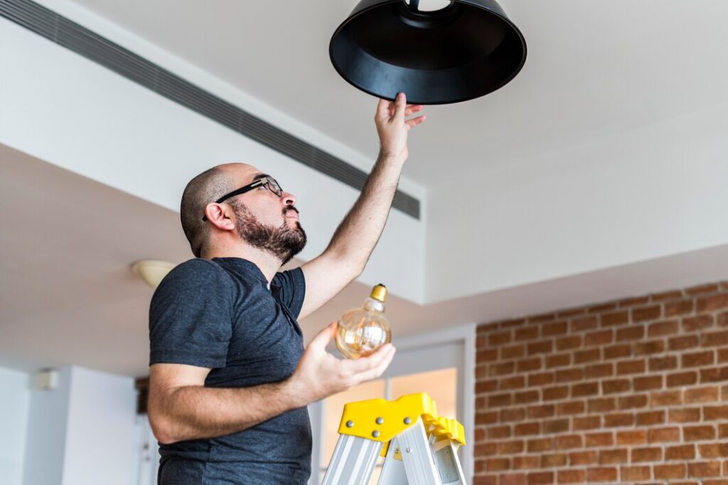 Professional Lightbulb Installation Services At Handy Man Israel, we provide fast and safe lightbulb installation for all types of fixtures, including ceiling lights, wall sconces, and energy-efficient LED bulbs. Our skilled technicians ensure every installation is secure and properly connected for optimal lighting performance. Whether you need a single bulb replaced or an entire room upgraded, we handle each task with care and precision. Choosing our services guarantees reliable, long-lasting lighting that brightens your home or office while keeping safety and efficiency a top priority.