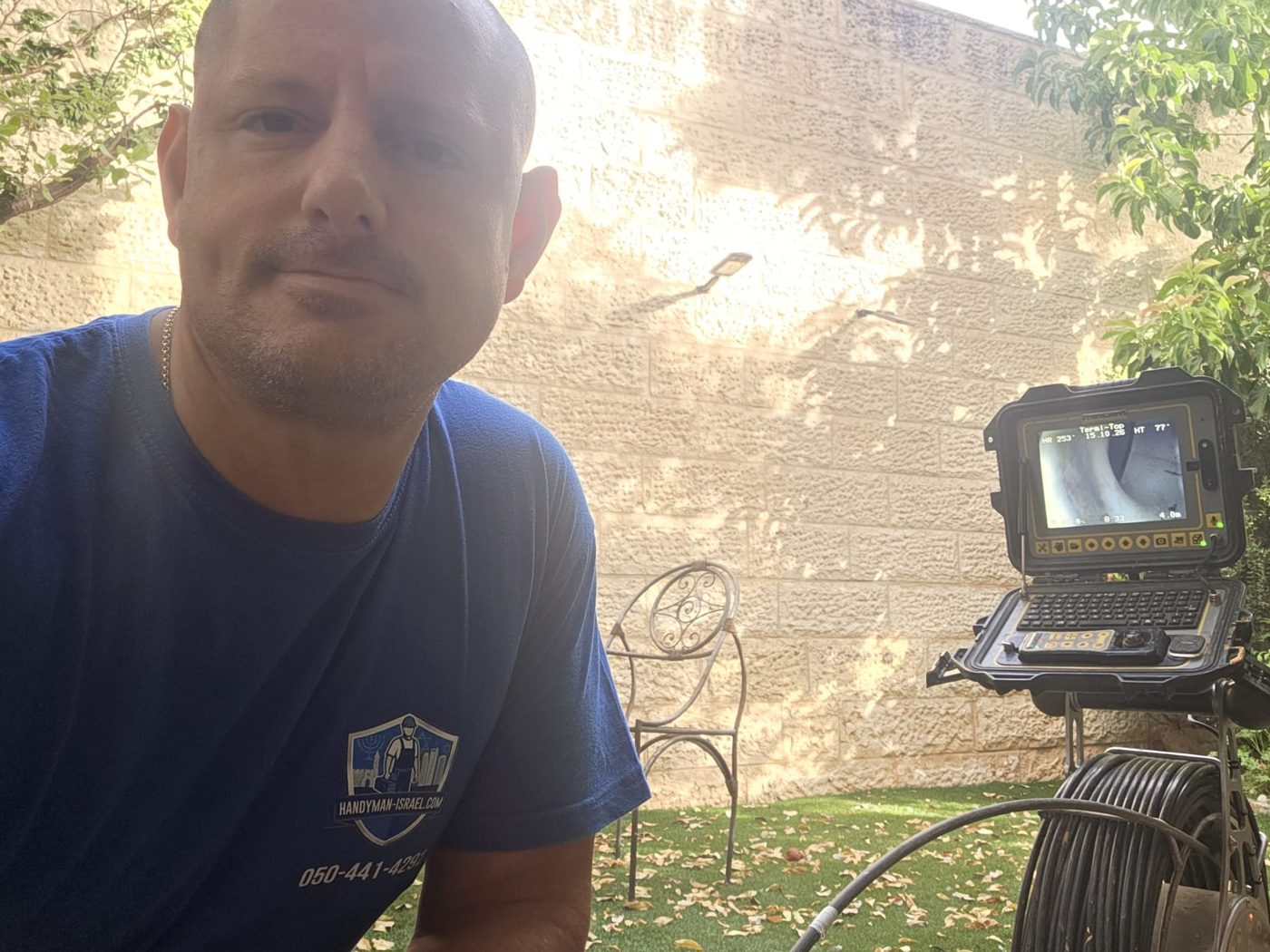 בדיקת ביוב בשטח